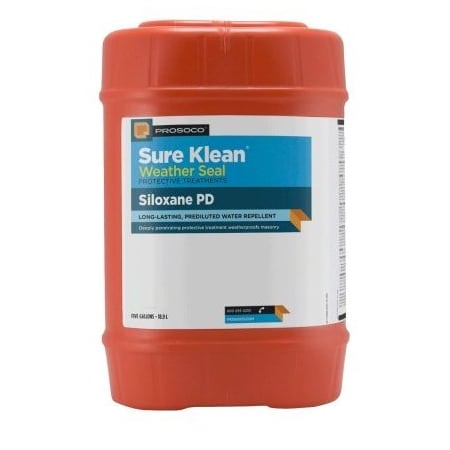Prosoco Sure Klean Siloxane PD Long-Lasting Pre-Diluted Water Repellent 5 Gallon 40027-05GAL